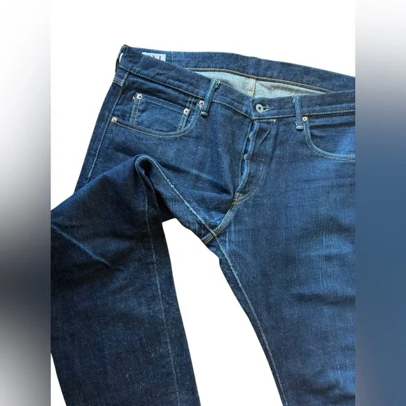 ONI DENIM 921NIXX Natural Indigo Selvedge Denim made in Japan Size 36 - Picture 12 of 13